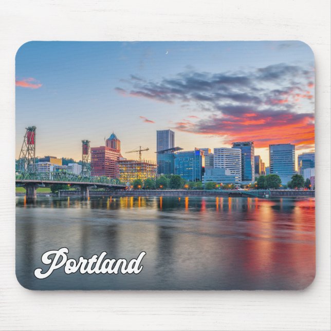 Schöne Stadt Portland, Oregon Mousepad (Vorne)