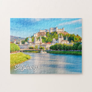 Schöne Stadt Salzburg, Österreich