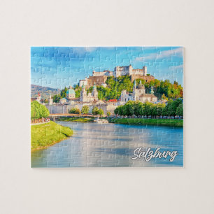 Schöne Stadt Salzburg, Österreich