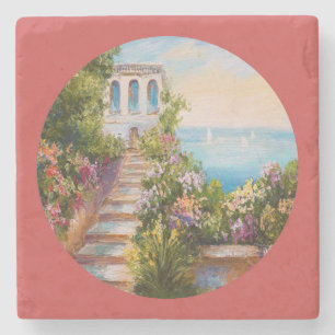 Schöne Steintreppe Kunst, Dichtung und Musik Steinuntersetzer