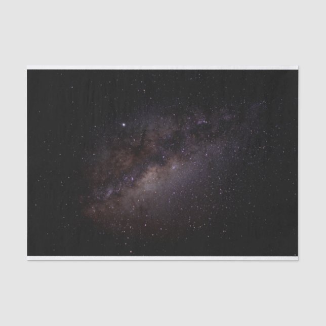 Schöne Sterne Nightsky-Fotografie Seidenpapier (Vorderseite)