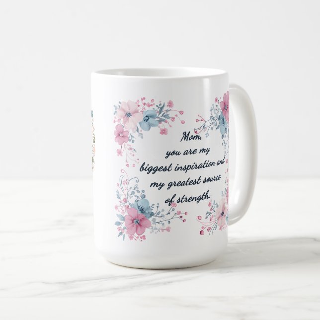 Schöne Stimmung Für Mama Wrap Kaffeetasse (VorderseiteRechts)