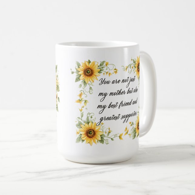 Schöne Stimmung Für Mama Wrap Kaffeetasse (VorderseiteRechts)