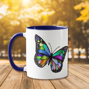 Schöne strahlende Schmetterlingskunst Tasse