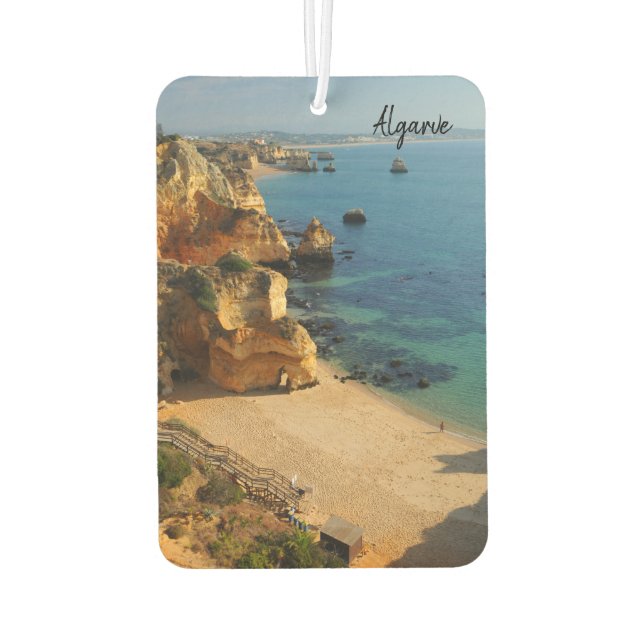 Schöne Strände an der Algarve - das echte Portugal Autolufterfrischer (Rückseite)