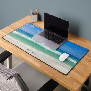 Schöne Strandfotografie Custom Ocean Zuhause Schreibtischunterlage