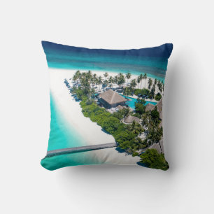 Schöne Strandlandschaft Kissen