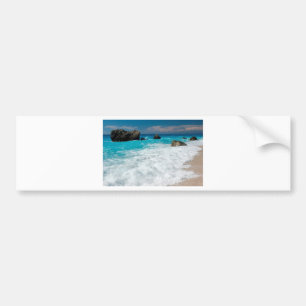 Schöne Strandwasser-Surf-Aloha-Hawaiianische Hochz Autoaufkleber