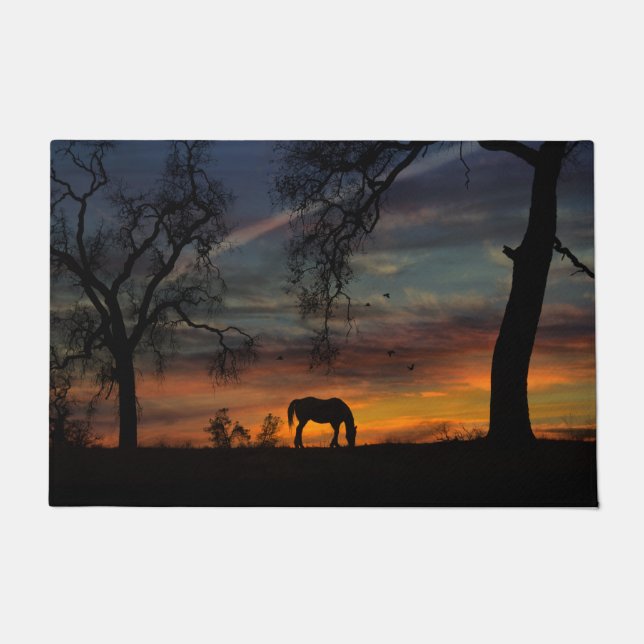 Schöne Südwestpferde Fußmatte (Vorderseite)