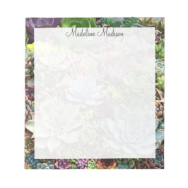 Schöne Sukkulturen Notizblock