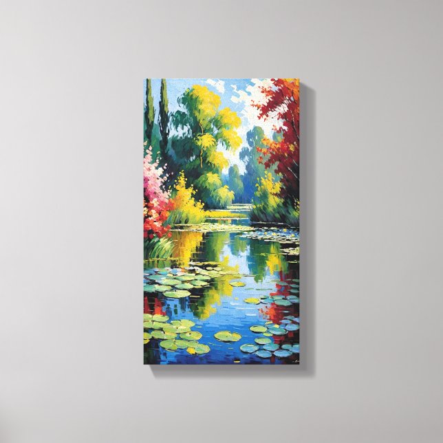 Schöne Sumpflandschaft Leinwand Lugano Kunst, Dich (Vorderseite)