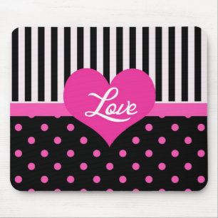 Schöne, süße, elegante, niedliche Pinkadöpfe Mousepad