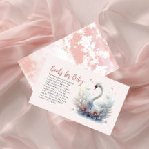 Schöne Swan Floral Baby Duschbücher für Baby