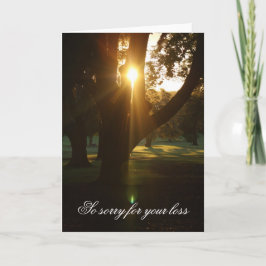 Schöne Sympathiekarte für Sonnenuntergänge Karte