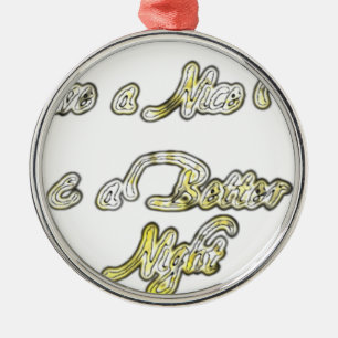 Schöne Tage und ein besseres Angebot für Nächte Ku Ornament Aus Metall