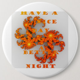 Schöne Tage und eine bessere Nacht mit Dankbarkeit Button