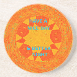 Schöne Tage- und Nachtkunst Untersetzer