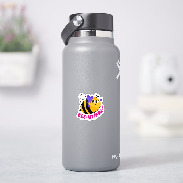 Schöne tägliche Affirmation Aufkleber (HydroFlask)