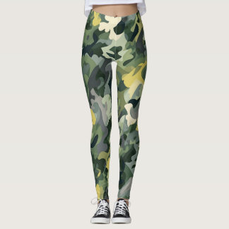 Schöne Tarnung Kunst Leggings