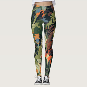Schöne Tarnung Kunst Leggings