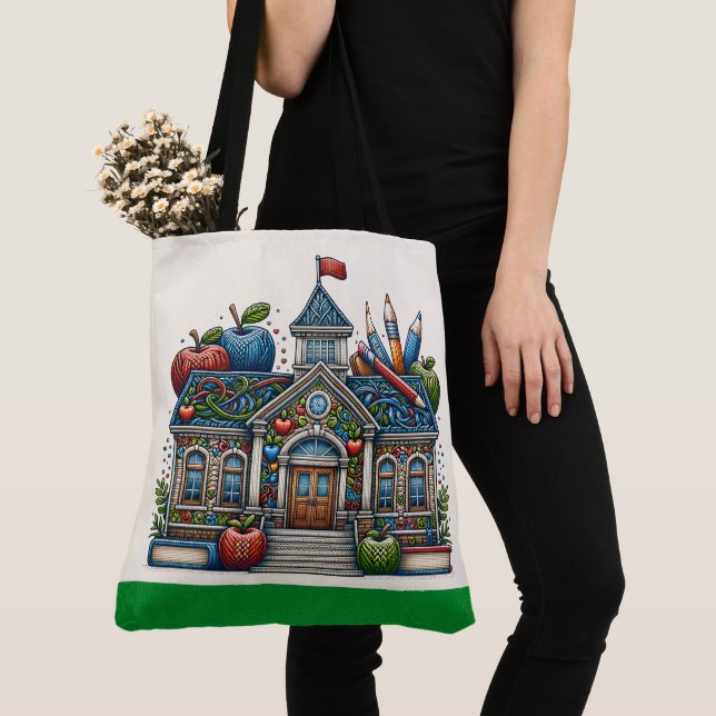 Schöne Tasche für Lehrer - Siehe zurück (Von Nahem)