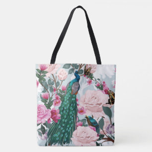 Schöne Tasche Peacock Floral Fashion