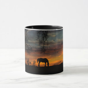 Schöne Tasse des Südwestpferdes
