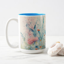 Schöne Tasse Schmetterlingsgetränk