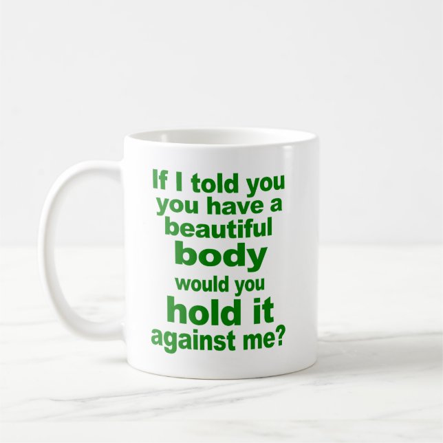 Schöne Tasse - wählen Sie Stil & Farbe (Links)