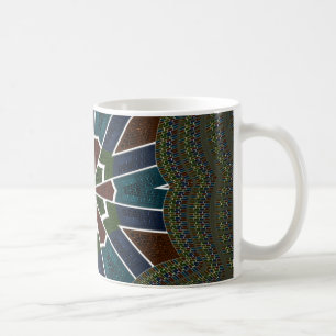 Schöne Tasse-Wrap-Image-Vorlage Kaffeetasse