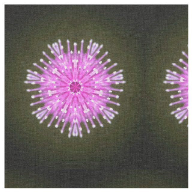 Schöne Thistle-Blume Stoff (Nahaufnahme)