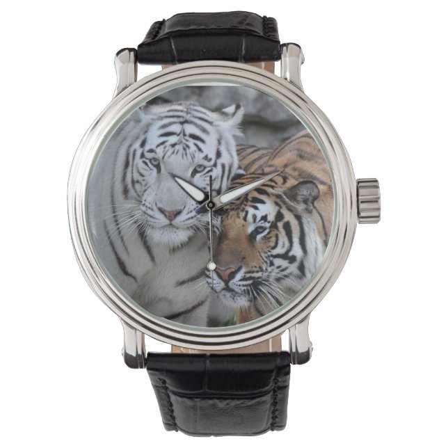 Schöne Tiger Friends Watch Armbanduhr (Vorderseite)