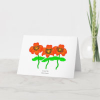 Schöne Tiger Lilies Grußkarte