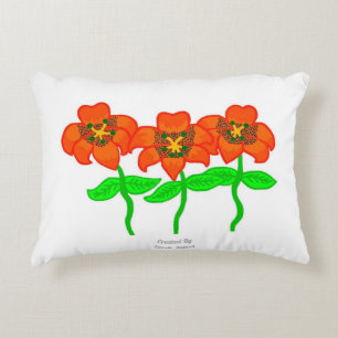 Schöne Tigerlilien-Kissen Dekokissen