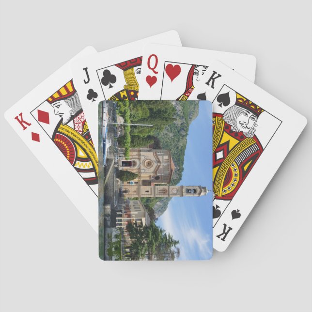 Schöne Tremezzo See Como Italien Spielkarten (Rückseite)