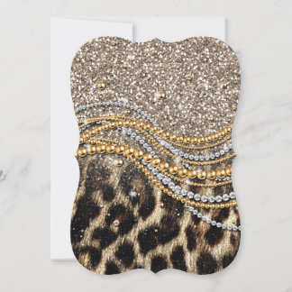 Schöne trendige Leoparden Imitate Tierdruck
