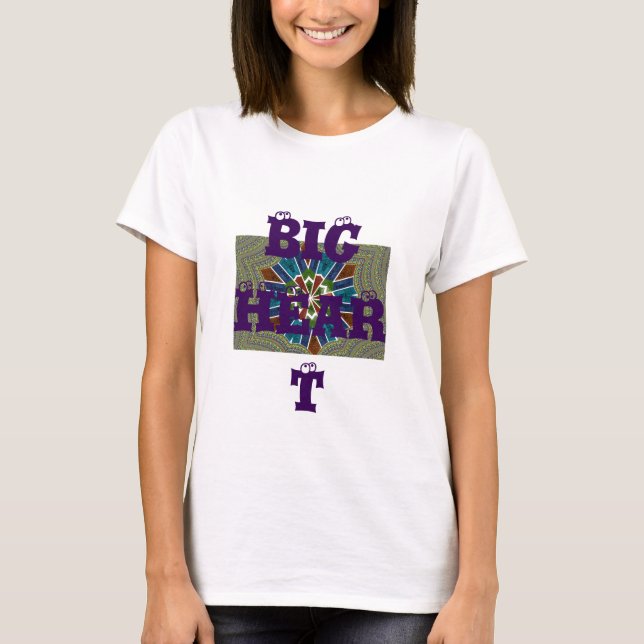 Schöne trendy asiatische Textil Design Kunst druck T-Shirt (Vorderseite)