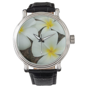 Schöne tropische Blüten im Südpazifik Armbanduhr