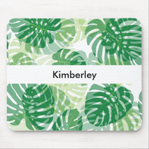 Schöne tropische Palmwedel Mousepad