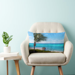 Schöne tropische Strandbrise Palme Lendenkissen