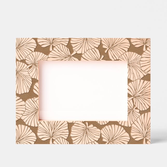 Schöne tropische Vegetation Geätzte Rahmen (Vorderseite)