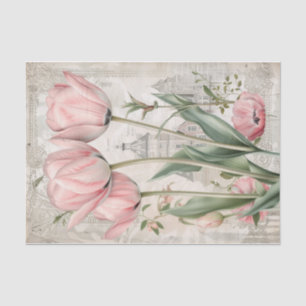Schöne Tulips aus Amsterdam Seidenpapier