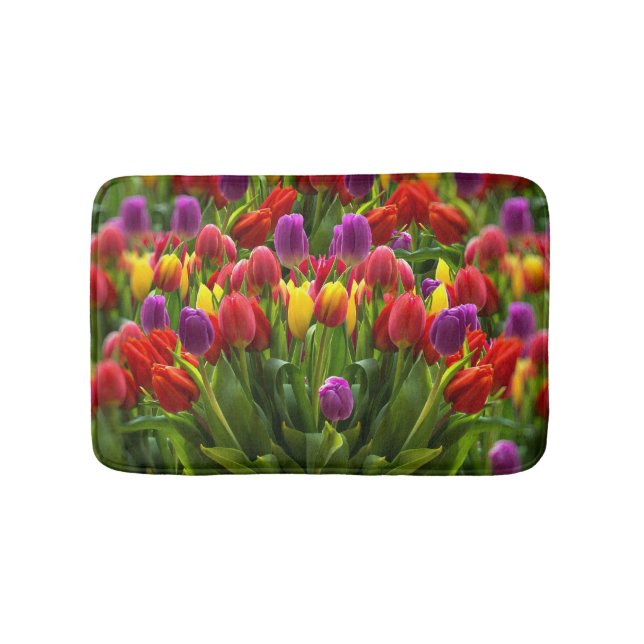 Schöne Tulips Badematte (Vorderseite)