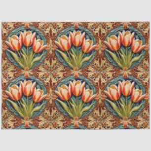 Schöne Tulips Moderne Sammlung Seidenpapier