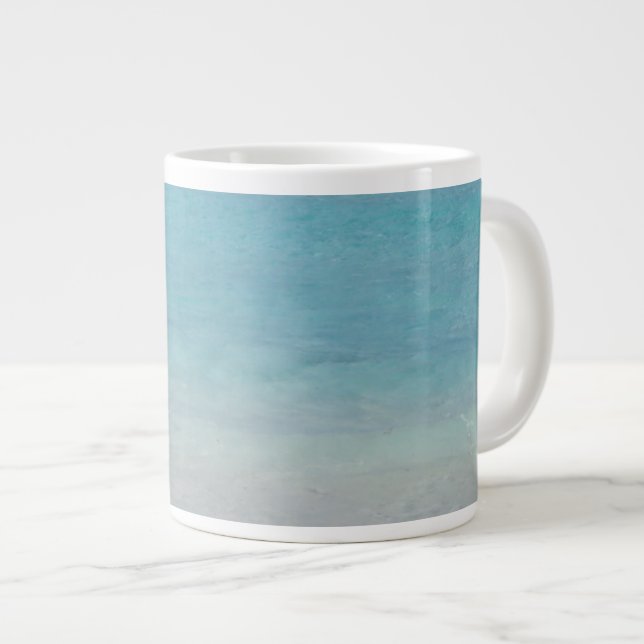 Schöne Türken des Strand-| und Caicos-Foto Jumbo-Tasse (Vorderseite Rechts)