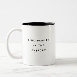 Schöne Typografie Moderne Zweifarbig Tasse