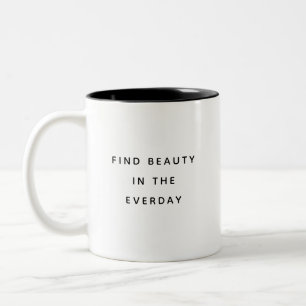 Schöne Typografie Moderne Zweifarbig Tasse