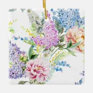 Schöne u. elegante handgemalte Verzierung Keramikornament