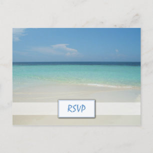 Schöne UAWG am Tropical Beach Einladungspostkarte