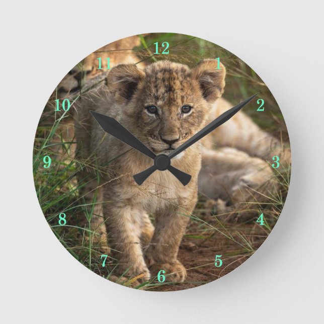 Schöne Uhr der Wildtiere (Vorderseite)